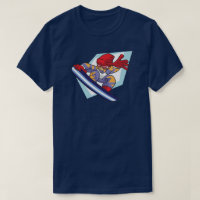 Winterspiele Snowboarder Anime Style Illustration