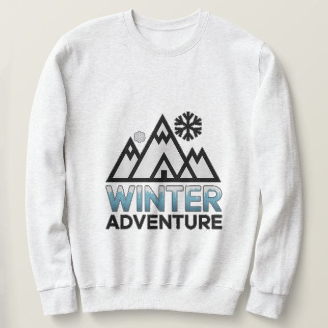Winterspitzen Sweatshirt (Design vorne)