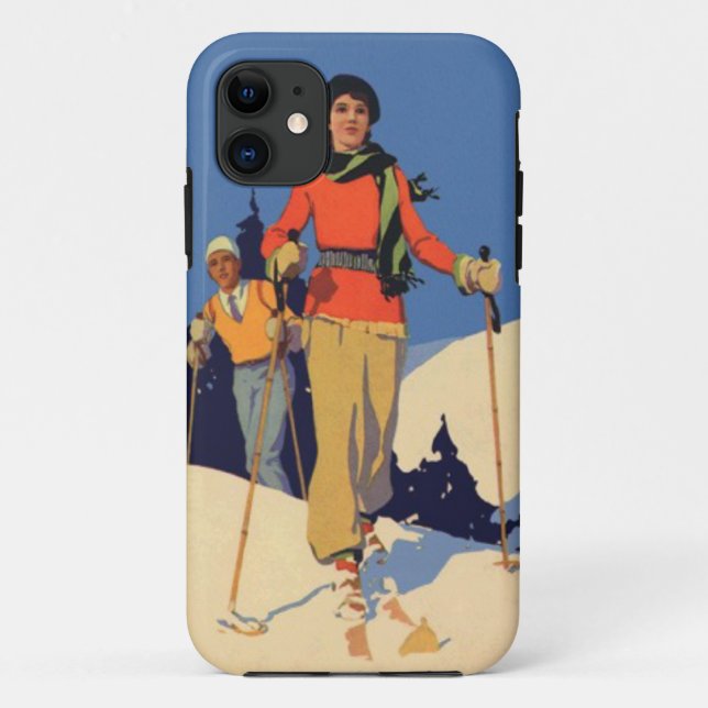 Wintersport - auf dem Piste Case-Mate iPhone Hülle (Rückseite)