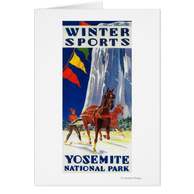 Wintersport in Yosemite PosterYosemite, CA (Vorne)