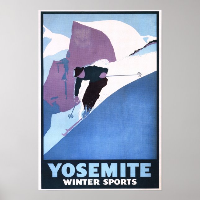 Wintersport-Promotionplakat Poster (Vorne)
