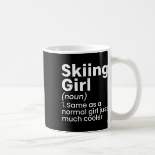Wintersport Skifahren Mädchen Lustige Definition S Kaffeetasse
