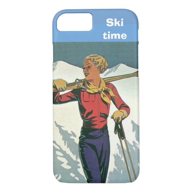 Wintersport - Skizeit Case-Mate iPhone Hülle (Rückseite)