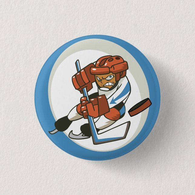 Wintersporthockey-Flair Button (Vorderseite)