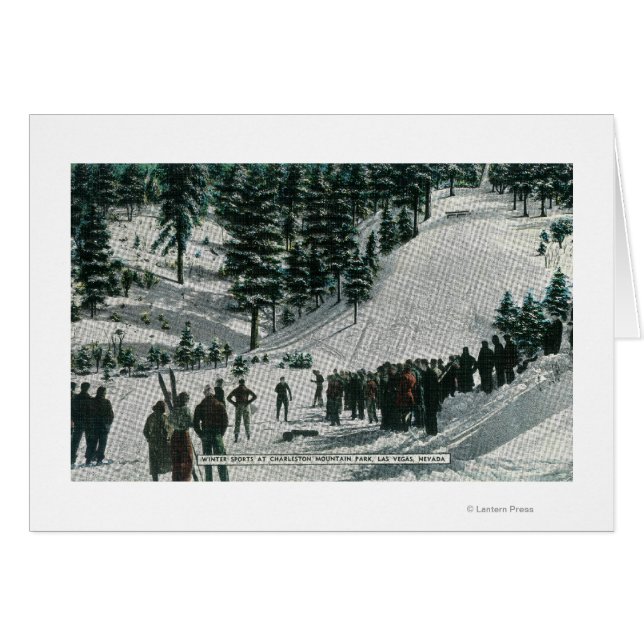 Wintersportort im Charleston Mountain (Vorderseite (Horizontal))