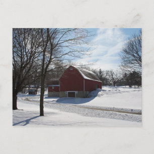 Winterstall Postkarte