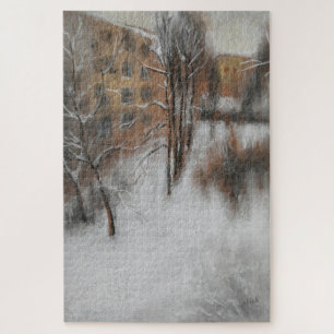 Winterstille am Fenster