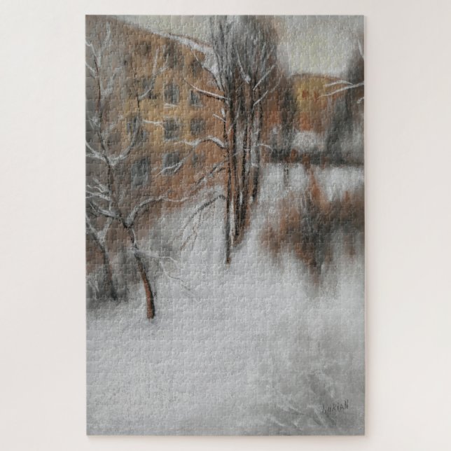 Winterstille am Fenster (Vertikal)