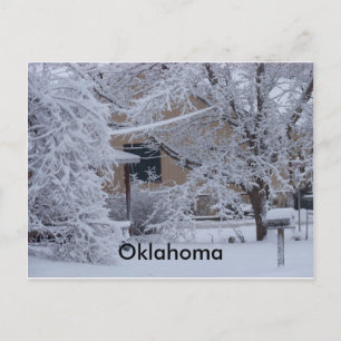 Winterstorm 2010(Oklahoma) Postkarte