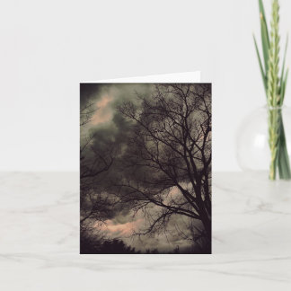 Wintersturmnotecard Karte