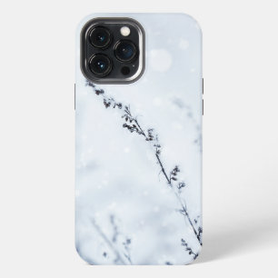 Winterszene - Frozene Blume iPhone 13 Pro Max Hülle