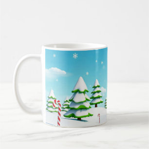 WINTERSZENE KAFFEETASSE