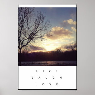 Winterszenenplakat Poster