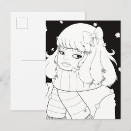Wintertag Postkarte