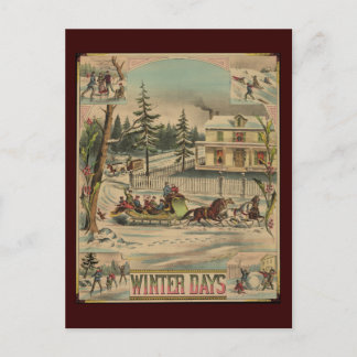 Wintertage Postkarte