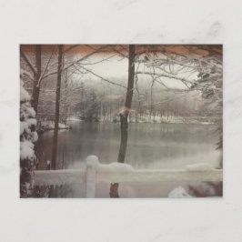 Winterteich Postkarte