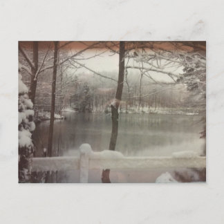 Winterteich Postkarte