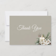 Winterthema Dankeschön-Karte