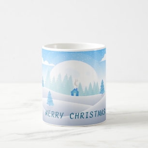 Winterthema Frohe Weihnachts Klassische Tasse