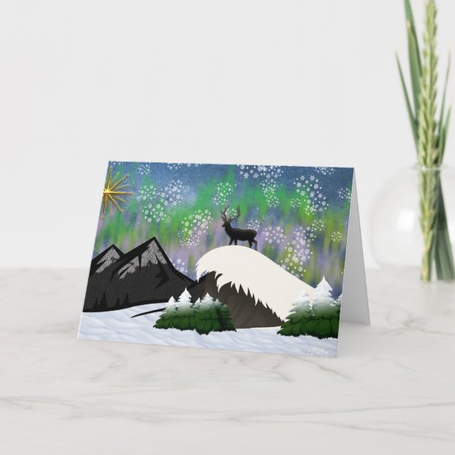 Wintertide Whispers Karte (Vorderseite)