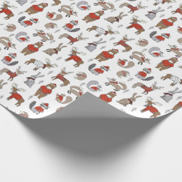 Wintertiere im Süßwasser Geschenkpapier
