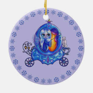 Wintertransportreisen Luftpolarbär Niedlich großes Keramik Ornament
