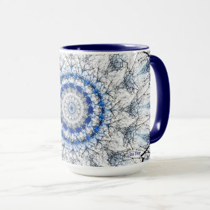 Wintertraum Abstrakte Tasse