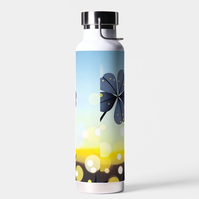 Wintertraum im Lavendel Trinkflasche (Links)