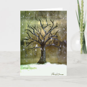 Wintertree Grußkarte Feiertagskarte