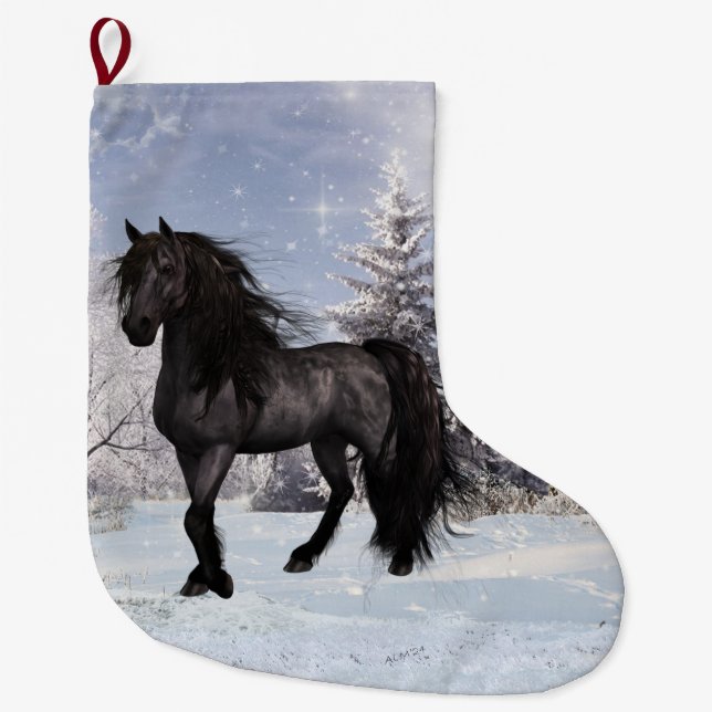 Winterurlaub 2024 Friesian Großer Weihnachtsstrumpf (Vorderseite)