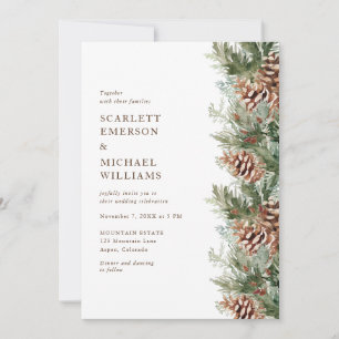 Winterurlaub Einladung zur Hochzeit