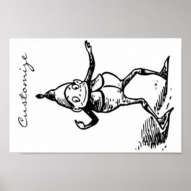 Winterurlaub Elf Gnome Thunder_Cove Poster (Vorne)