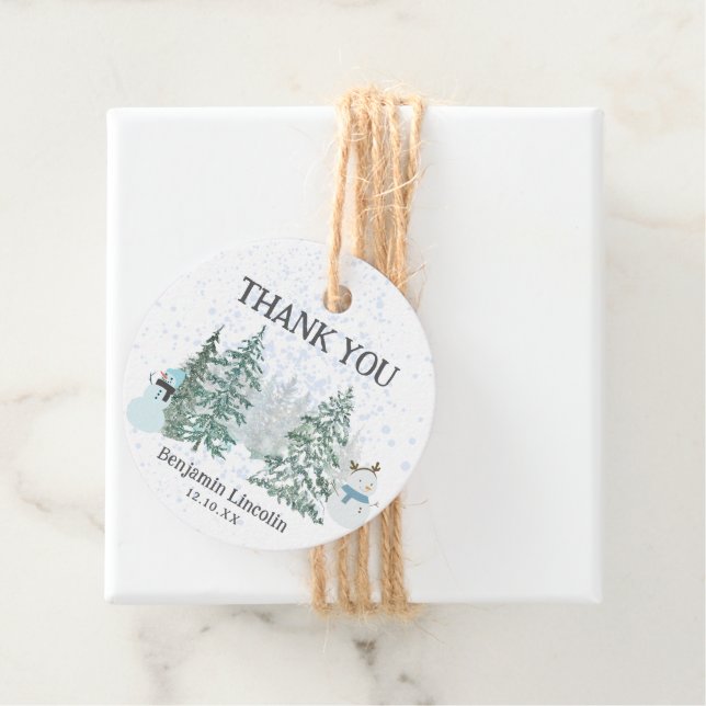 Winterurlaub Geschenkanhänger (Beispiel)