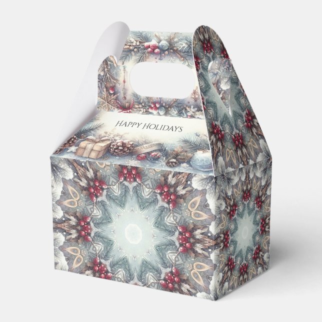 Winterurlaub Geschenkboxen Geschenkschachtel (Vorderseite)