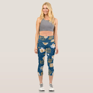 Winterurlaub Geschenkboxen Muster Capri Leggings