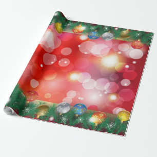 Winterurlaub Geschenke Dekoration Weihnachtsbaum Geschenkpapier