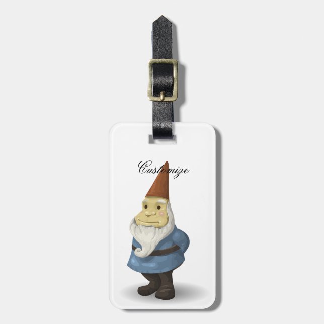 Winterurlaub Gnome Thunder_Cove Gepäckanhänger (Vorderseite vertikal)