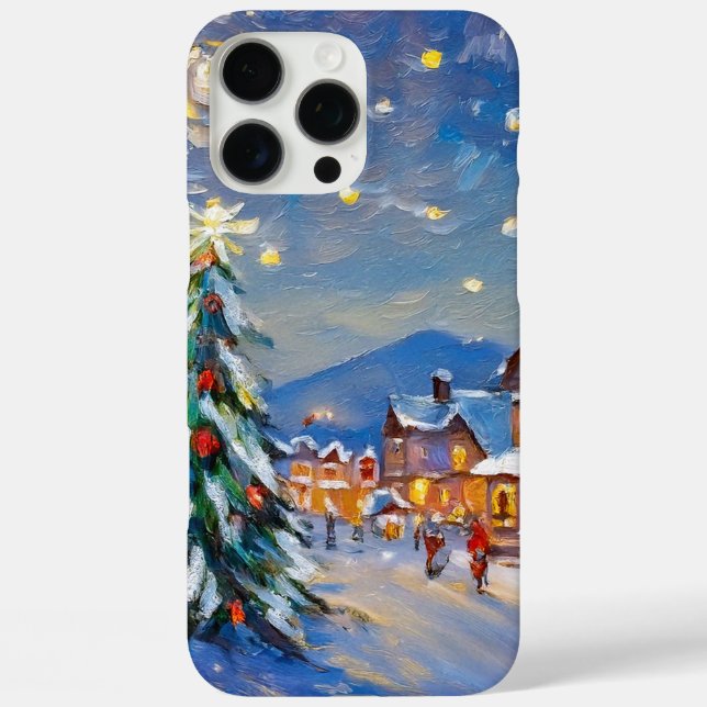 Winterurlaub iPhone 16 Pro Max Hülle (Rückseite)