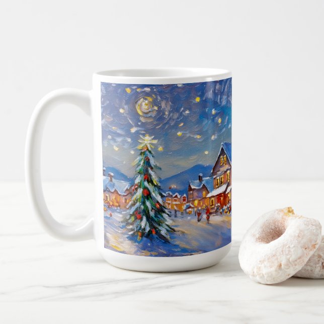 Winterurlaub Kaffeetasse (Mit Donut)