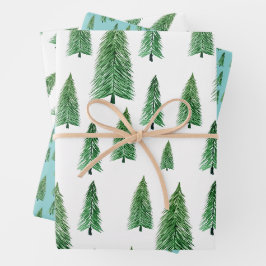 Winterurlaub Land Schönheit Geschenkpapier Set