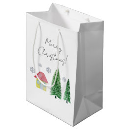 Winterurlaub Land Schönheit Mittlere Geschenktüte