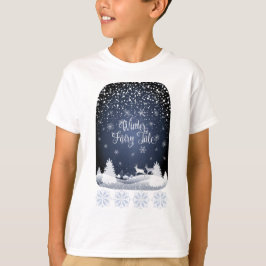Winterurlaub Märchen Fantasy Snowy Forest T-Shirt