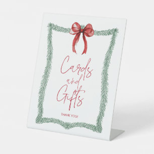 Winterurlaub-Partykarten und Geschenke Unterschrif Sockelschild
