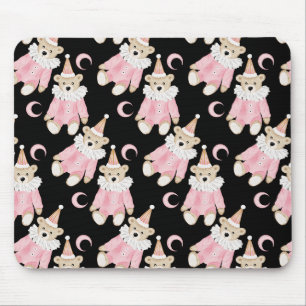 Winterurlaub pastellfarbene Weihnachtskindermuster Mousepad