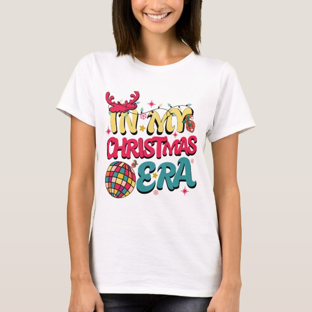 Winterurlaub Shirt Weihnachten T-Shirt (Vorderseite)