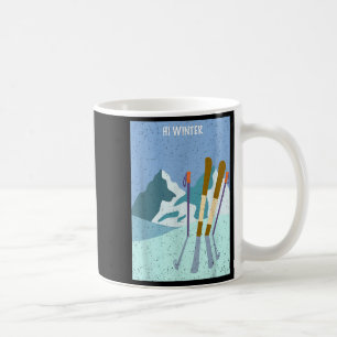 Winterurlaub Ski Weihnachten X-mas Skifahren Skifa Kaffeetasse