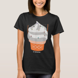 Winterurlaub Ski Weihnachten X-mas Skifahren Skifa T-Shirt