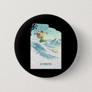Winterurlaub Snowboarden Weihnachten Weihnachten W Button