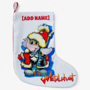 Winterurlaub-Strumpf mit Metal Kleiner Weihnachtsstrumpf