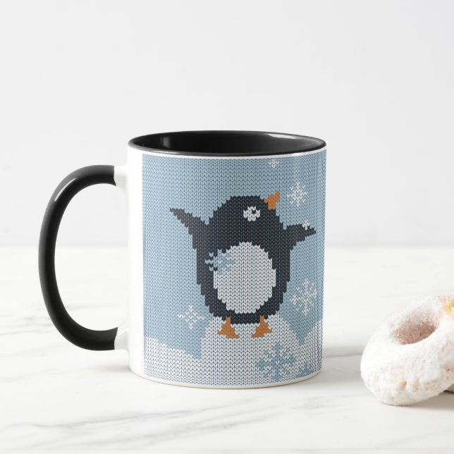 Winterurlaub Tasse (Mit Donut)